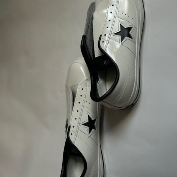 New Converse One Star J White Leather Low Top Men Sneakers Made in Japan Sz 10.5 - Picture 10 of 13
